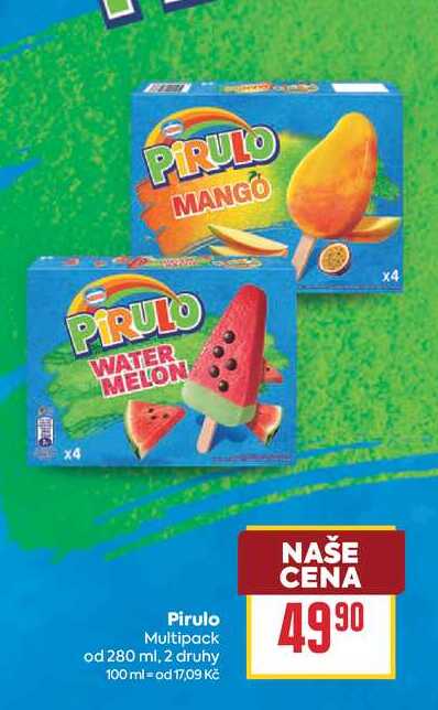 Pirulo Multipack od 280 ml