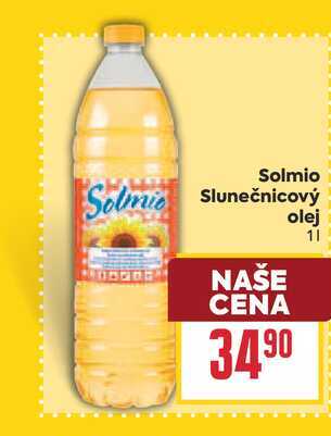 Solmie Slunečnicový olej 1l