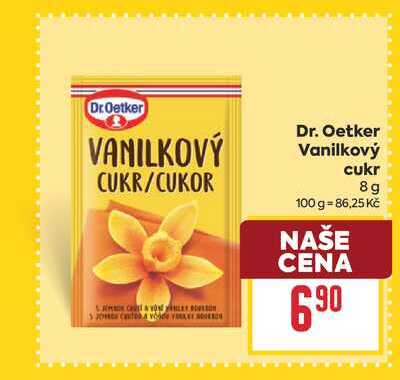 Dr. Oetker Vanilkový cukr 8g