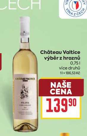 Château Valtice výběr z hroznů 0,75l