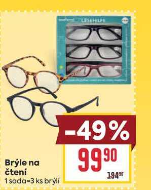 Brýle na čtení BILLA