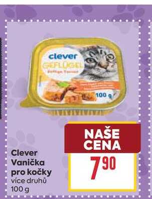 Clever Vanička pro kočky více druhů 100 g