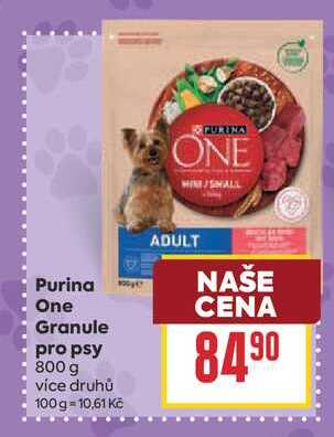 Purina One Granule pro psy 800 g 
