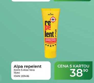 Alpa repelent Krém s Aloe Vera 75ml Tamda Foods