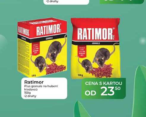 Ratimor Plus granule na hubeni hlodavcům 150g Tamda Foods