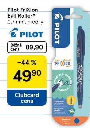 Pilot Frixion Ball Roller, 0.7 mm, modrý