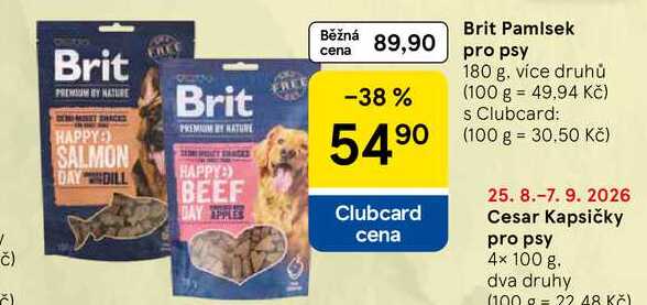 Brit Pamlsek pro psy, 180 g