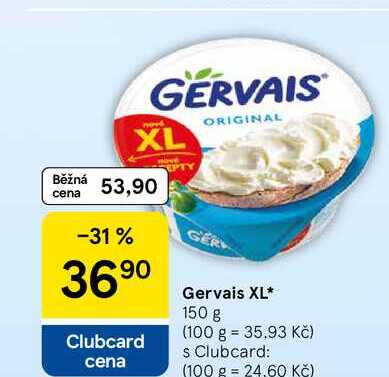Gervais XL, 150 g 