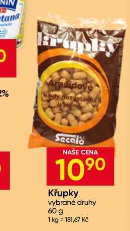 Křupky vybrané druhy 60 g