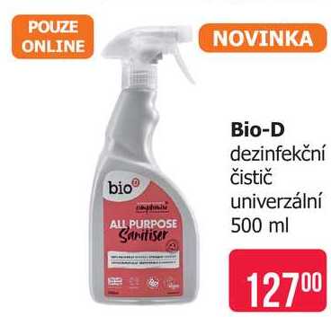 Bio-D dezinfekční čistič univerzální 500 ml Teta drogerie