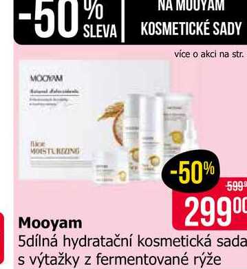 Mooyam 5dílná hydratační kosmetická sada s výtažky z fermentované rýže Teta drogerie