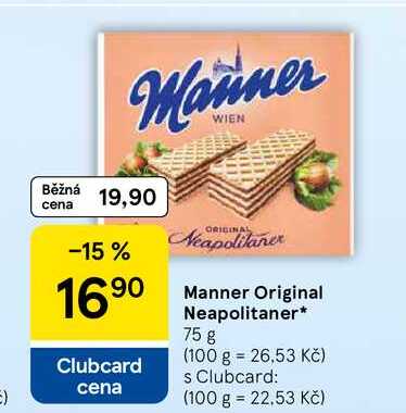 Manner Original Neapolitaner, 75 g 