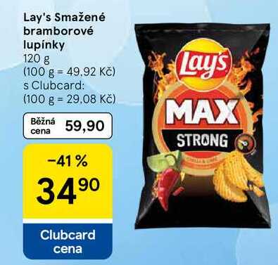 Lay's Smažené bramborové lupínky, 120 g