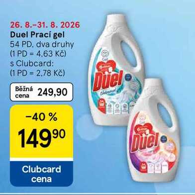 Duel Prací gel, 54 PD