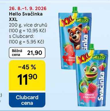 Hello Svačinka XXL, 200 g, více druhů