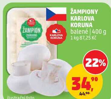ŽAMPIONY KARLOVA KORUNA balené, 400 g