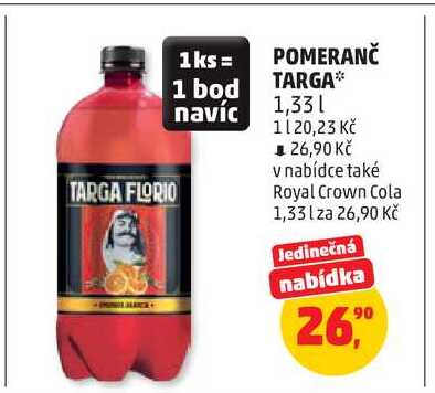 POMERANČ TARGA, 1,33 l
