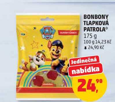 BONBONY TLAPKOVÁ PATROLA, 175 g