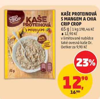 KAŠE PROTEINOVÁ S MANGEM A CHIA CRIP CROP, 65 g