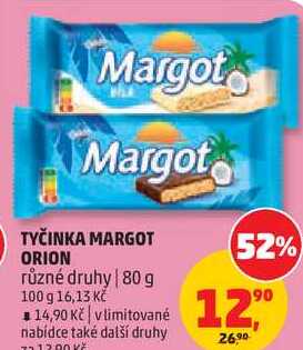 TYČINKA MARGOT ORION různé druhy, 80 g