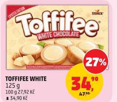TOFFIFEE WHITE, 125 g