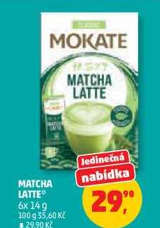 MATCHA LATTE , 6 x 14 g