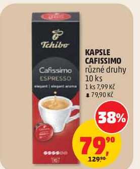 KAPSLE CAFISSIMO různé druhy, 10 ks