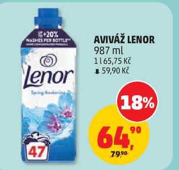 AVIVÁŽ LENOR, 987 ml Penny Market