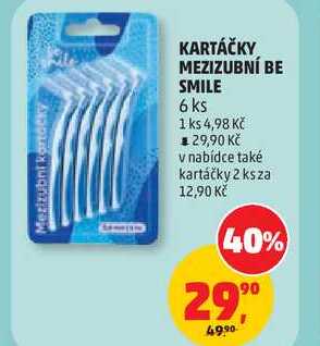 KARTÁČKY MEZIZUBNÍ BE SMILE, 6 ks Penny Market