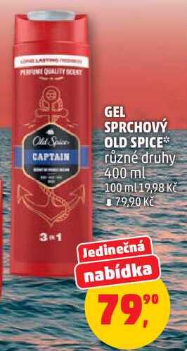 GEL SPRCHOVÝ OLD SPICE různé druhy, 400 ml Penny Market