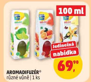 AROMADIFUZÉR různé vůně, 1 ks Penny Market