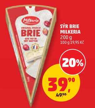 SÝR BRIE MILKERIA, 200 g