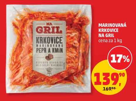 MARINOVANÁ KRKOVICE NA GRIL,1 kg