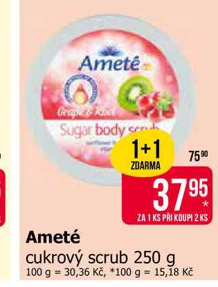 Ameté cukrový scrub 250 g