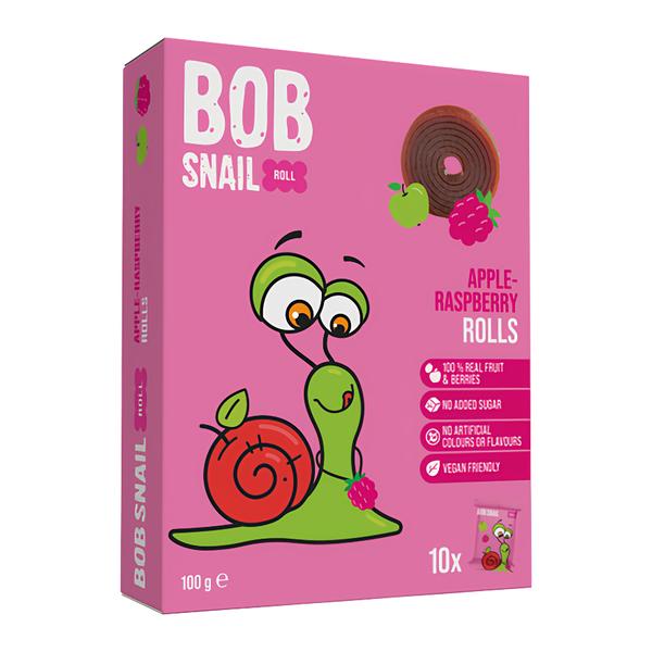 Šnek Bob Ovocné rolky jablko-malina