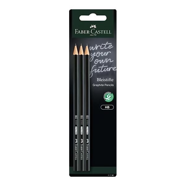 Faber-Castell Grafitová tužka 1111 HB černá - 3ks