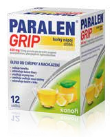 PARALEN® GRIP horký nápoj citrón 650 mg / 10 mg