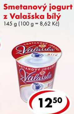 Smetanový jogurt z Valašska bílý, 145 g
