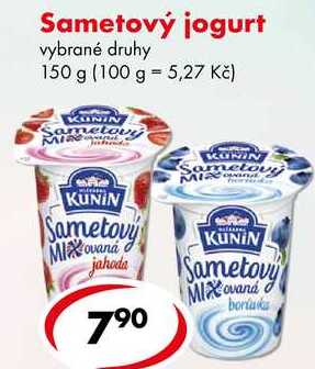 Sametový jogurt, 150 g
