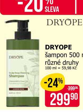 DRYOPE šampon 500 ml různé druhy Teta drogerie