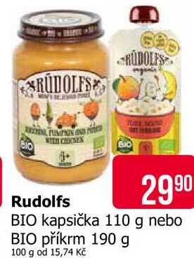 Rudolfs BIO kapsička 110 g Teta drogerie
