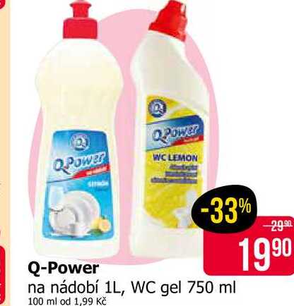 Q-Power na nádobí 1L