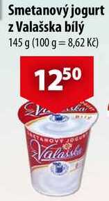 Smetanový jogurt z Valašska bílý, 145 g