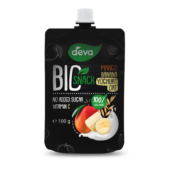 Deva BIO svačinka mango, banán, jogurt a oves Košík.cz