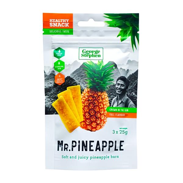 George and Stephen Mr. Pineapple ovocná tyčinka, 3x25g