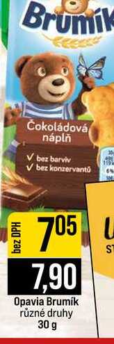 Opavia Brumik různé druhy 30 g