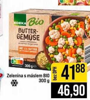 Zelenina s máslem BIO 300 g