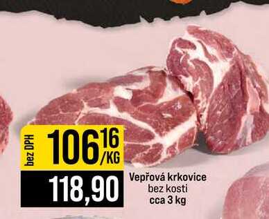 Vepřová krkovice bez kosti 1kg