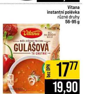 Vitana instantní polévka různé druhy 56-95 g