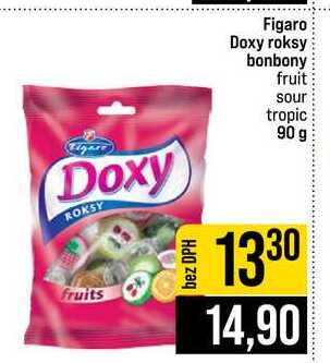 Figaro Doxy roksy bonbony fruit sour tropic 90 g 